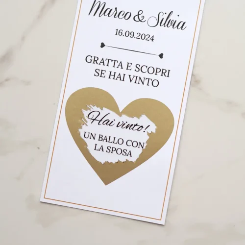 Biglietti Lotteria degli sposi