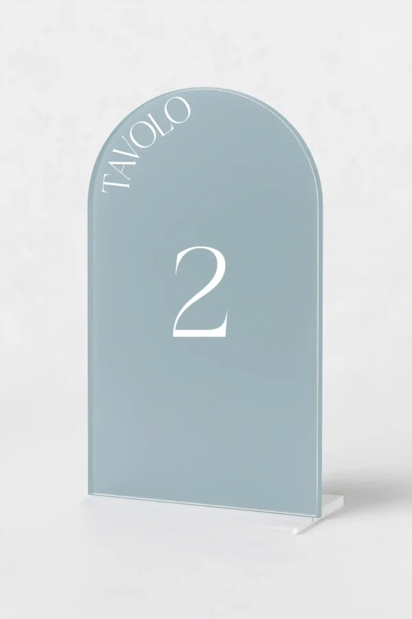 Segnatavolo Plexiglass