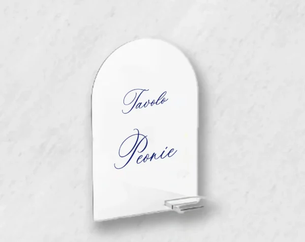 Segnatavolo Plexiglass