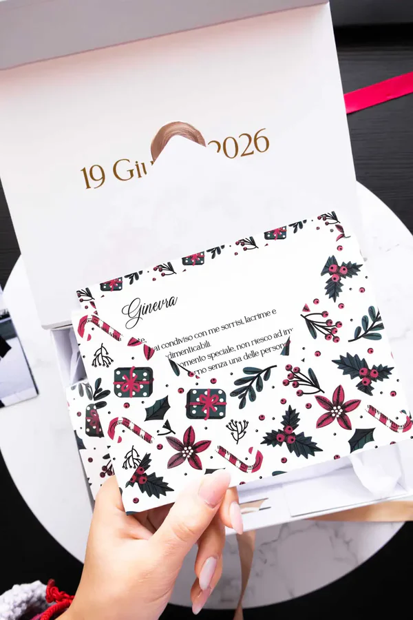 Box personalizzata pallina di Natale