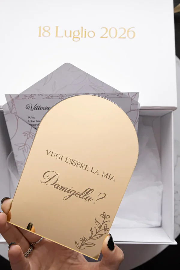 Box Plexiglass specchiato